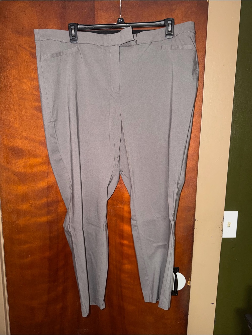 Lane Bryant Gray Ankle Dress Pants